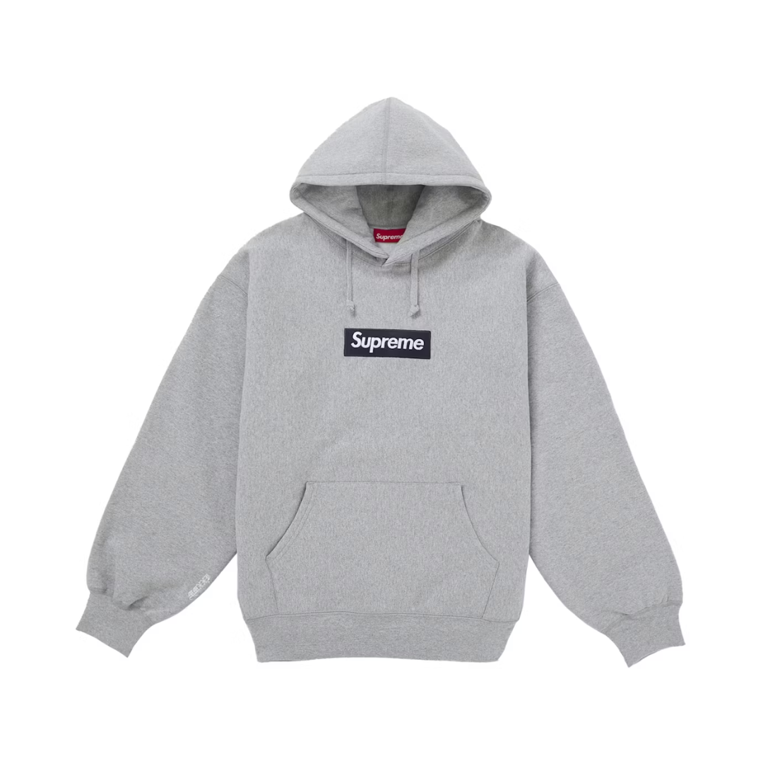 Supreme Box Logo Hooded Sweatshirt (FW25) "Heather Grey"