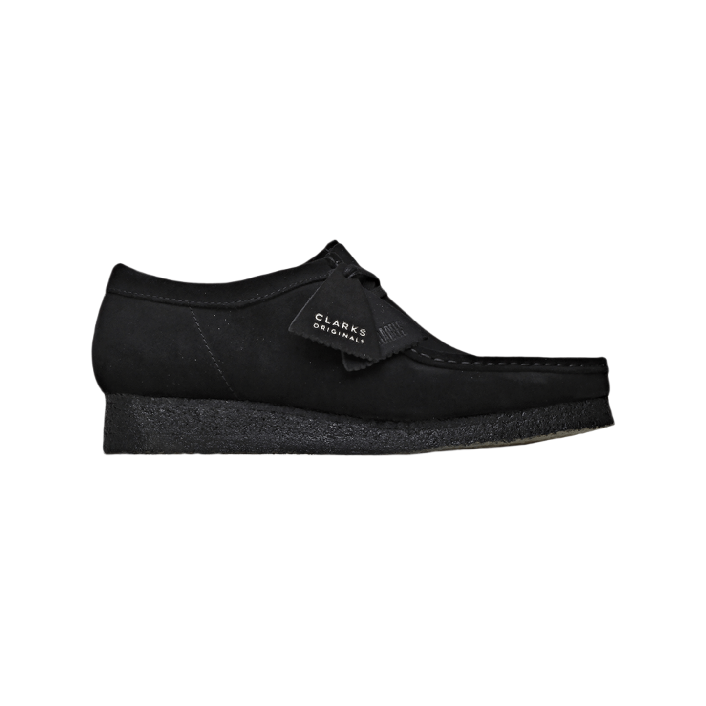 Clarks Wallabee Low "Black Suede"