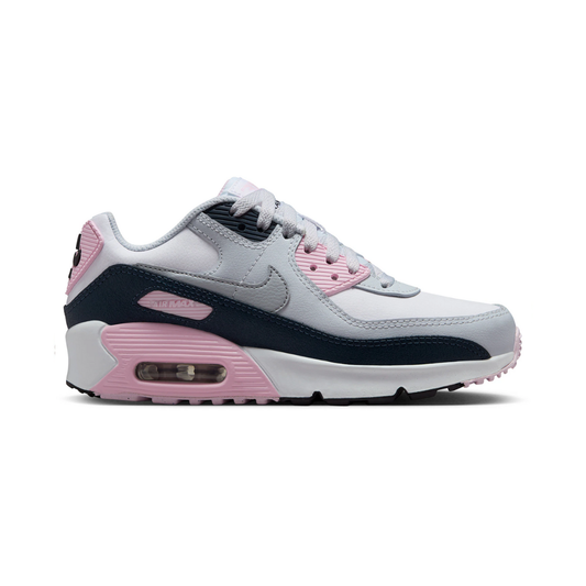 Nike Air Max 90 LTR "White Pink Foam Armory Navy Wolf Grey"