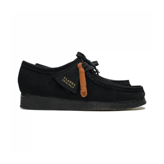 Clarks Wallabee Low "Black Suede"